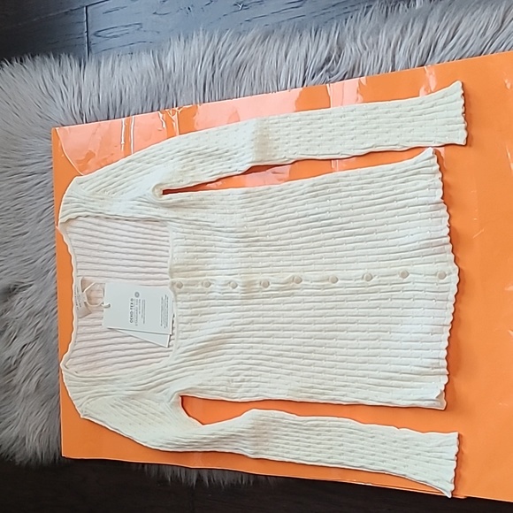 Nwt! Sezane Ambroise cardigan cream - Picture 4 of 7